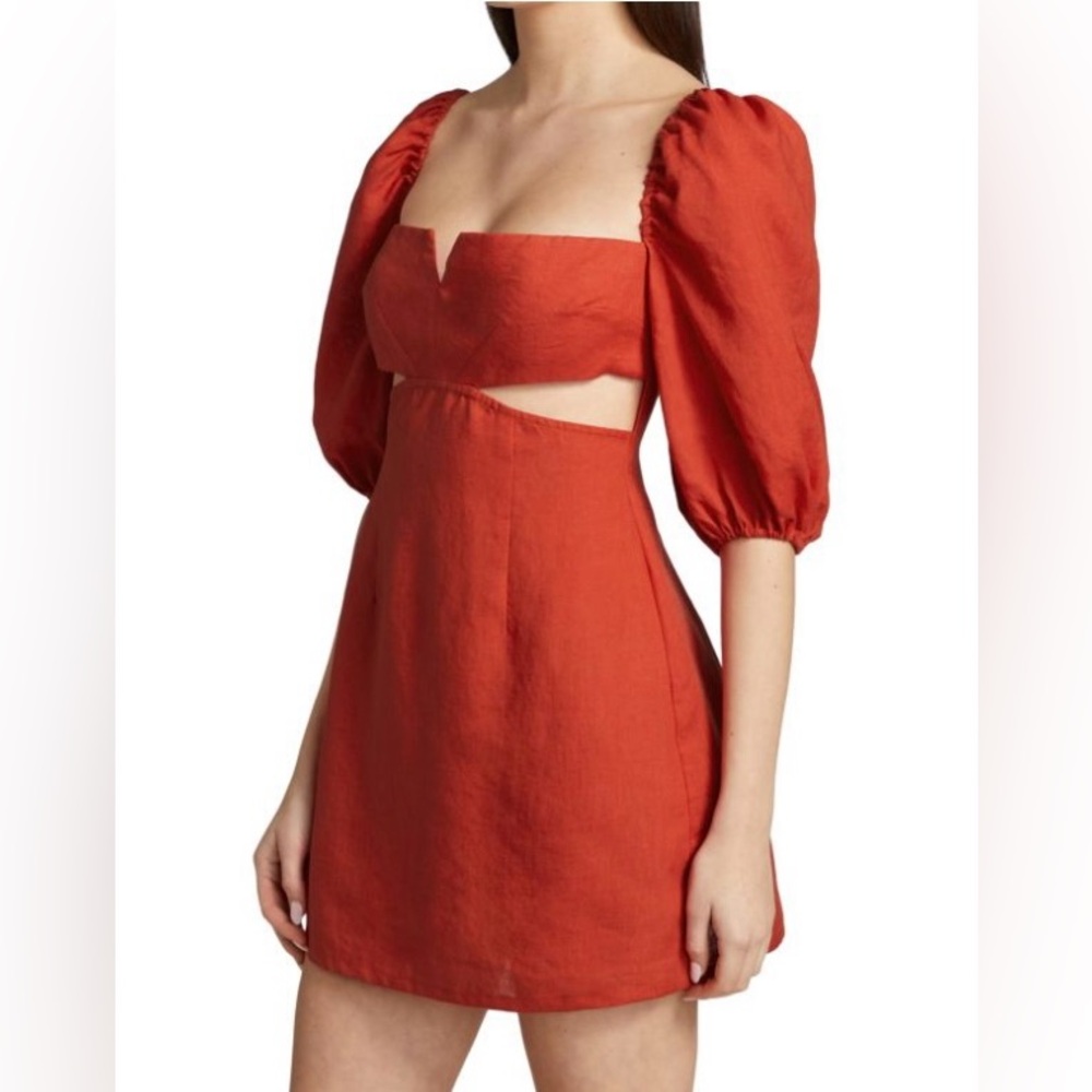#78 RUMER
Reverie Freya Linen Mini Dress